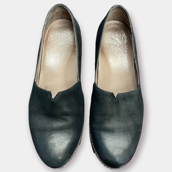 Dansko Liliana Wedge Black Leather Size 40 US 9.5-10 - Picture 4 of 8